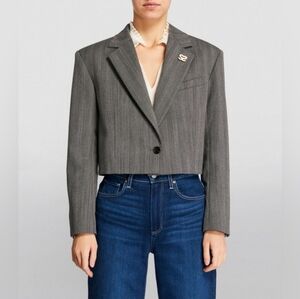 Lombardi Cropped Suit Jacket